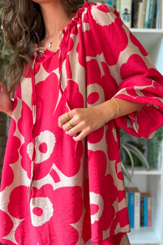 Carnaby Top Ruby & Tan
